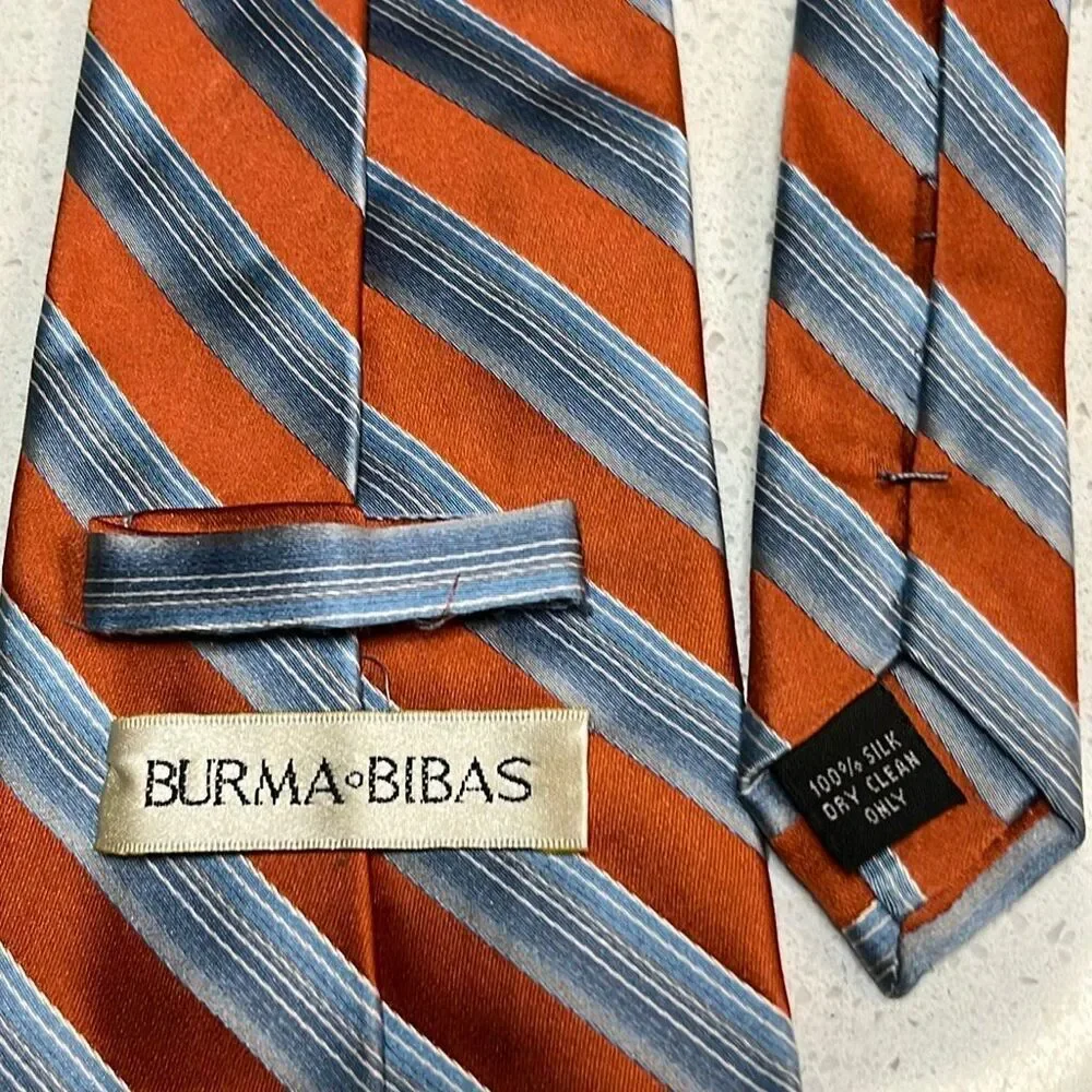 SILK TIE Lot of 3 Burma Bibas Claiborne Tommy Hilfiger
